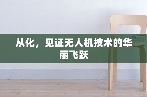从化，见证无人机技术的华丽飞跃