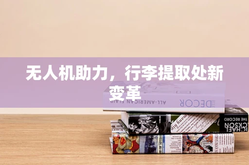 无人机助力，行李提取处新变革