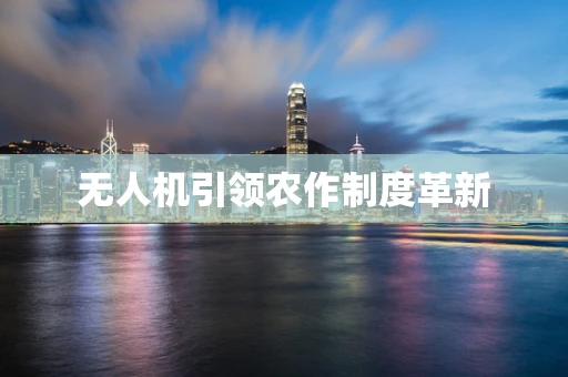 无人机引领农作制度革新