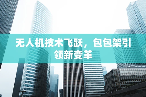 无人机技术飞跃，包包架引领新变革