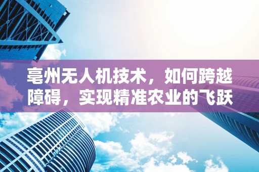 亳州无人机技术，如何跨越障碍，实现精准农业的飞跃？