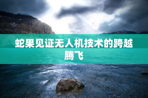 蛇果见证无人机技术的跨越腾飞
