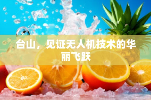 台山，见证无人机技术的华丽飞跃