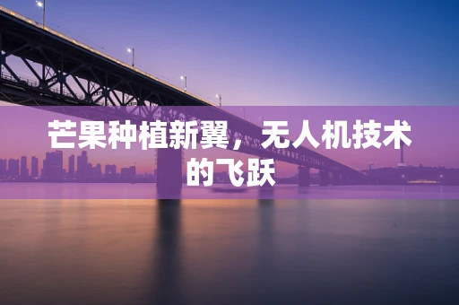 芒果种植新翼，无人机技术的飞跃