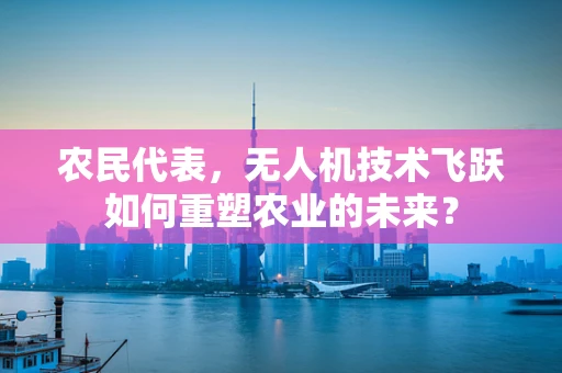 农民代表，无人机技术飞跃如何重塑农业的未来？