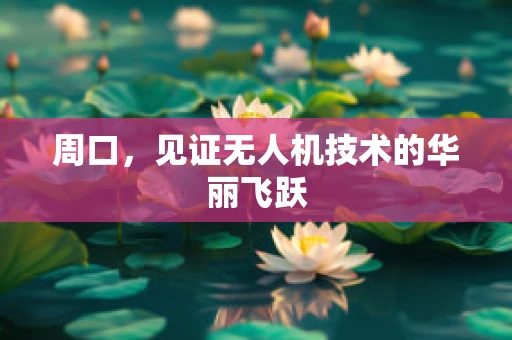 周口，见证无人机技术的华丽飞跃