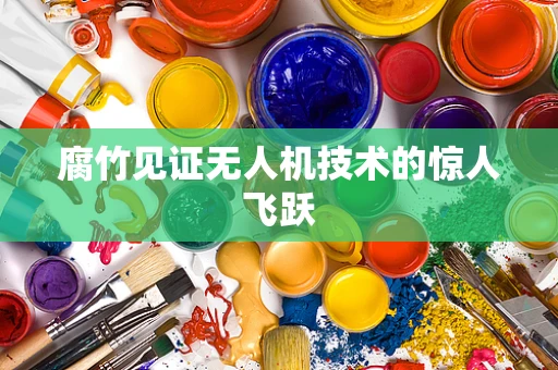 腐竹见证无人机技术的惊人飞跃