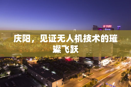 庆阳，见证无人机技术的璀璨飞跃
