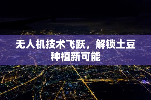 无人机技术飞跃，解锁土豆种植新可能