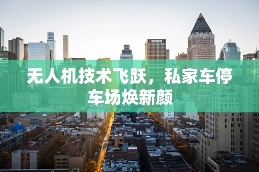无人机技术飞跃，私家车停车场焕新颜