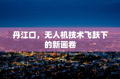 丹江口，无人机技术飞跃下的新画卷