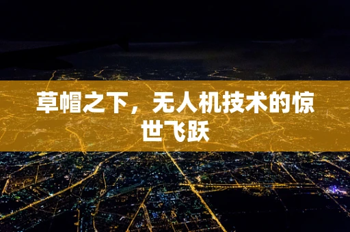 草帽之下，无人机技术的惊世飞跃