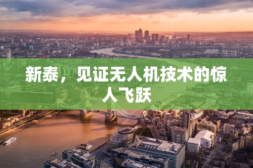 新泰，见证无人机技术的惊人飞跃