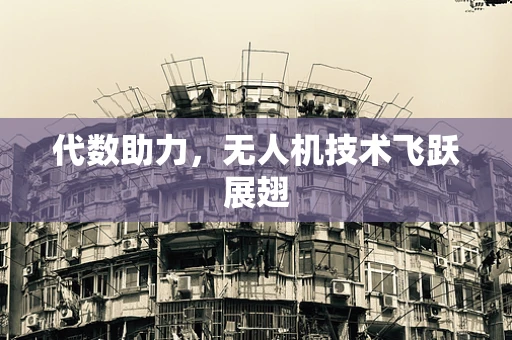 代数助力，无人机技术飞跃展翅