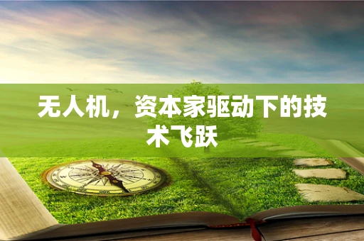 无人机，资本家驱动下的技术飞跃