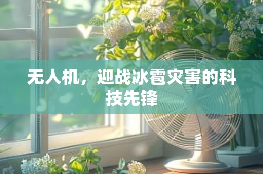 无人机，迎战冰雹灾害的科技先锋