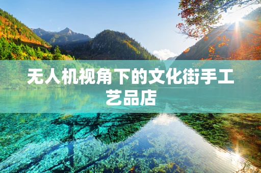 无人机视角下的文化街手工艺品店