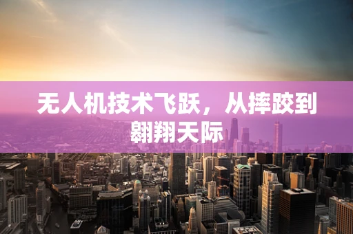 无人机技术飞跃，从摔跤到翱翔天际