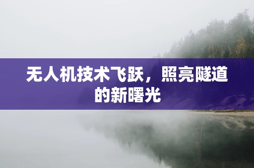 无人机技术飞跃，照亮隧道的新曙光