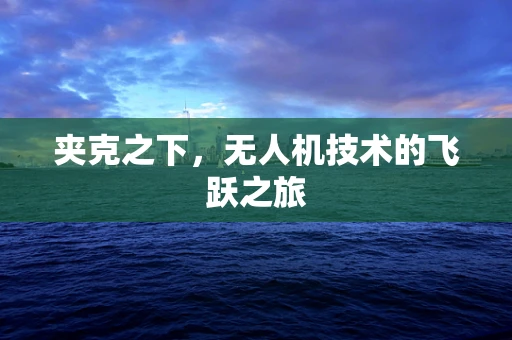 夹克之下，无人机技术的飞跃之旅