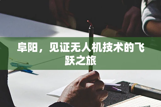 阜阳，见证无人机技术的飞跃之旅