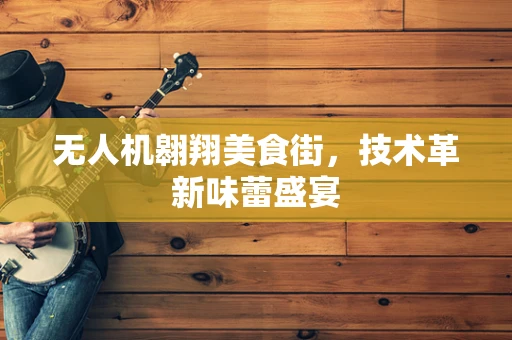 无人机翱翔美食街，技术革新味蕾盛宴
