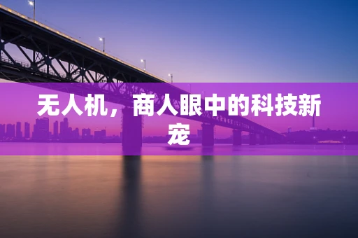 无人机，商人眼中的科技新宠