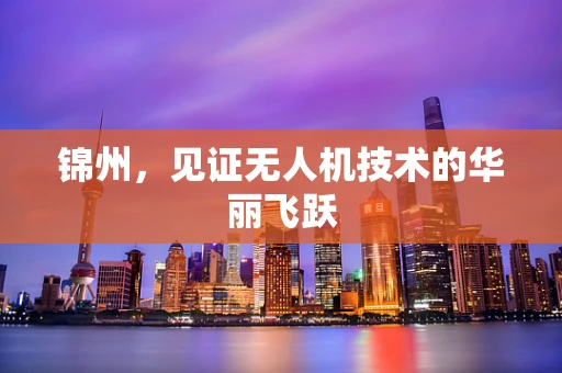 锦州，见证无人机技术的华丽飞跃