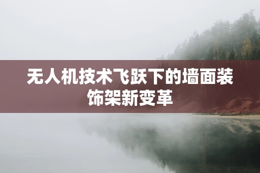 无人机技术飞跃下的墙面装饰架新变革