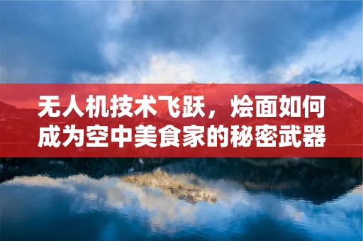 无人机技术飞跃，烩面如何成为空中美食家的秘密武器？