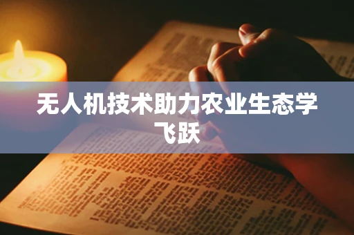 无人机技术助力农业生态学飞跃