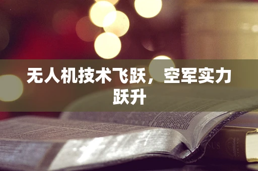 无人机技术飞跃，空军实力跃升