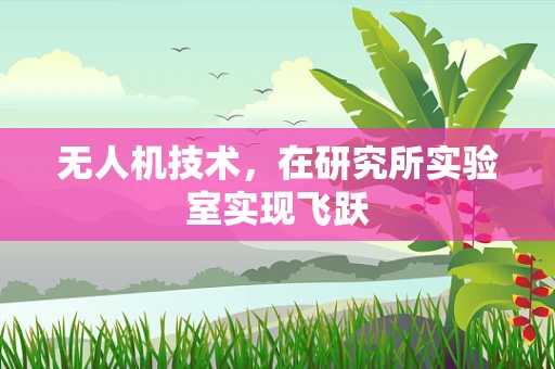 无人机技术，在研究所实验室实现飞跃