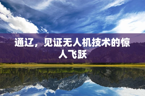 通辽，见证无人机技术的惊人飞跃