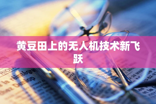 黄豆田上的无人机技术新飞跃