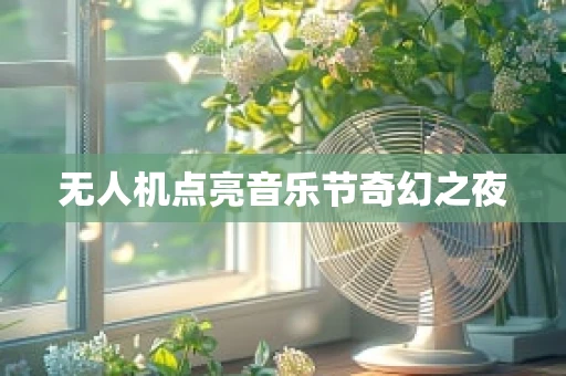无人机点亮音乐节奇幻之夜