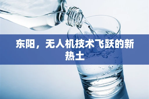 东阳，无人机技术飞跃的新热土