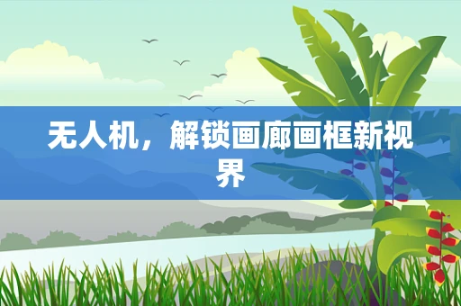无人机，解锁画廊画框新视界
