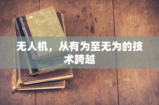无人机，从有为至无为的技术跨越