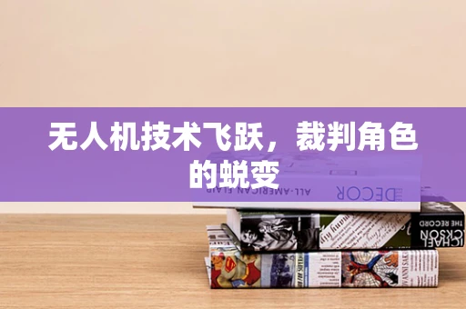 无人机技术飞跃，裁判角色的蜕变