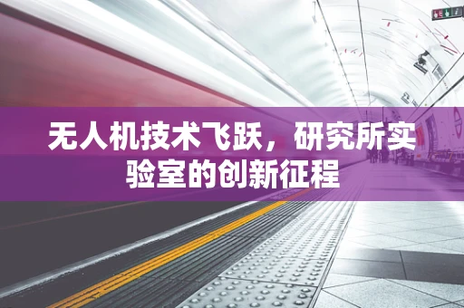 无人机技术飞跃，研究所实验室的创新征程