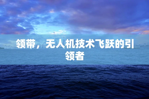 领带，无人机技术飞跃的引领者