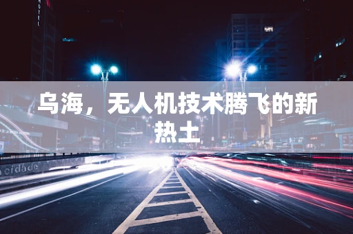 乌海，无人机技术腾飞的新热土