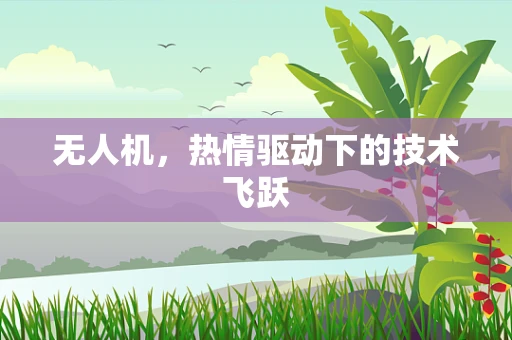 无人机，热情驱动下的技术飞跃