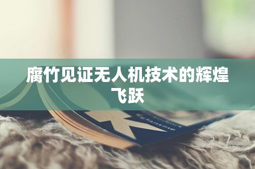 腐竹见证无人机技术的辉煌飞跃