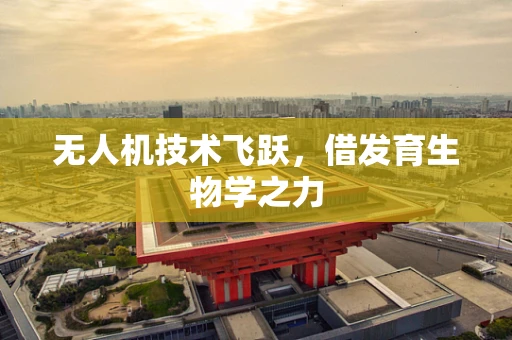 无人机技术飞跃，借发育生物学之力