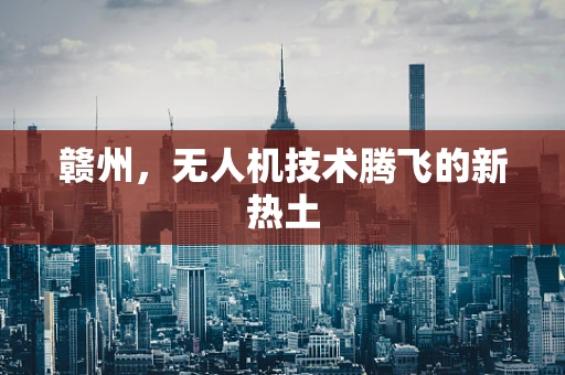 赣州，无人机技术腾飞的新热土