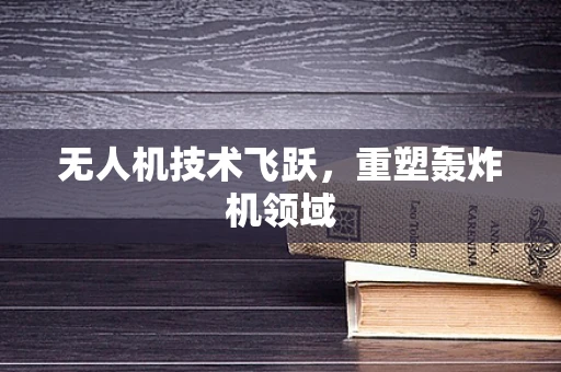 无人机技术飞跃，重塑轰炸机领域