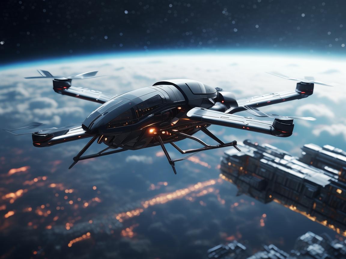 无人机技术飞跃，迈向太空站的新征程