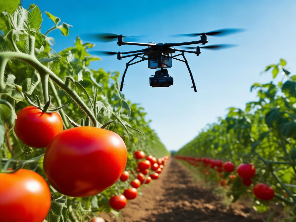 无人机助力，番茄种植技术大飞跃
